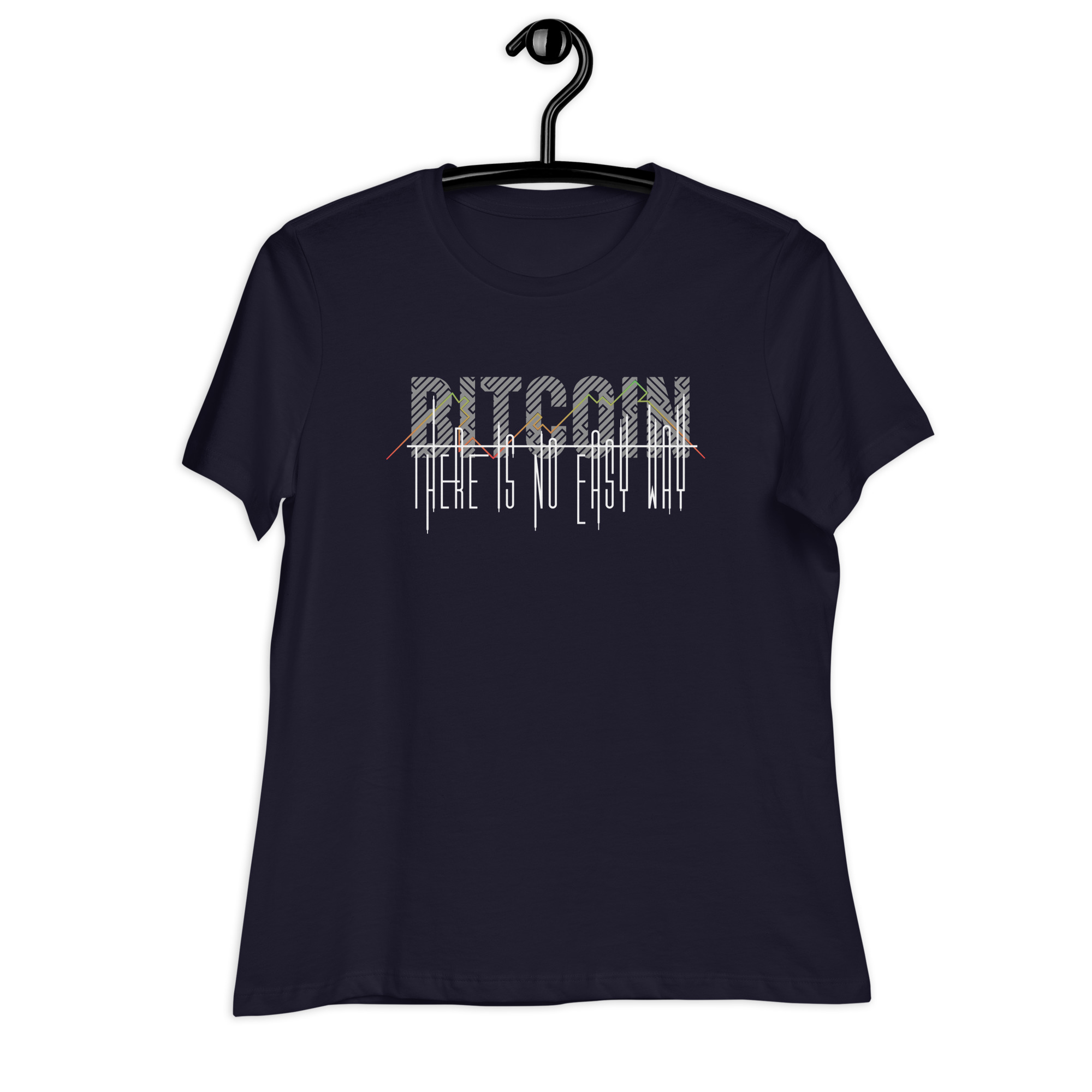 T-shirt de senhora corte largo Bitcoin